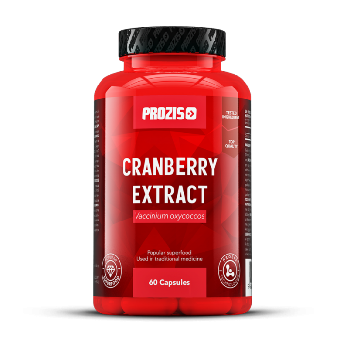 Prozis - Cranberry Extract 600mg / 60 caps.